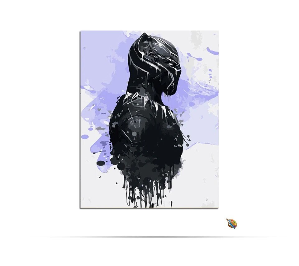 

Картина по номерам Comicsmerch Черная пантера 40*50