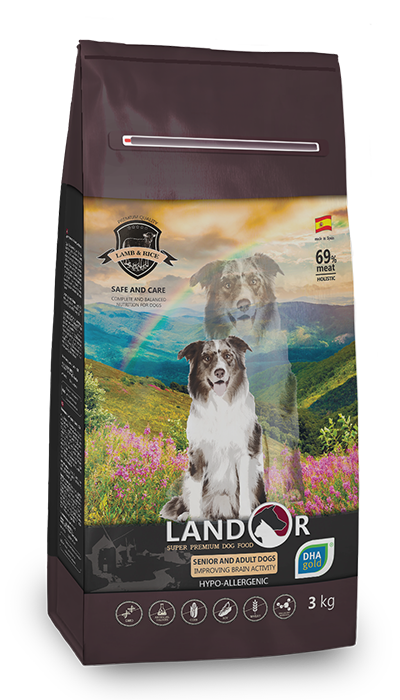 

Сухий корм Landor (Ландор) для дорослих та зрілих собак з функцією покращення мозкової діяльності 15кг