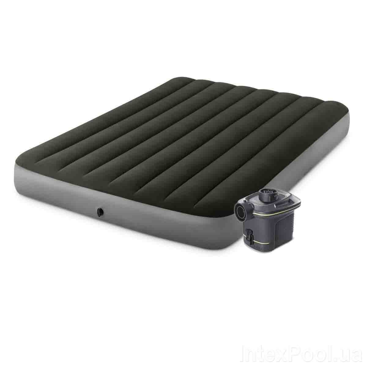 

Надувной матрас с электронасосом Intex Prestige Downy, 152 x 203 x 25 см. (64779)