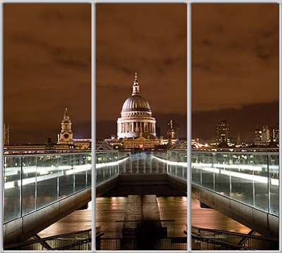 

Шкаф купе Luxe Studio Стандарт-1 Фотопечать Архитектура-146 2300x2000x600 трехдверный