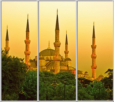 

Шкаф купе Luxe Studio Стандарт-1 Фотопечать Архитектура-161 2300x2300x600 трехдверный