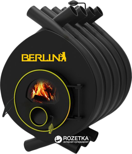 

Печь калориферная для дома и дачи Berlin О2 Classic со стеклом (KK-00200KLS)