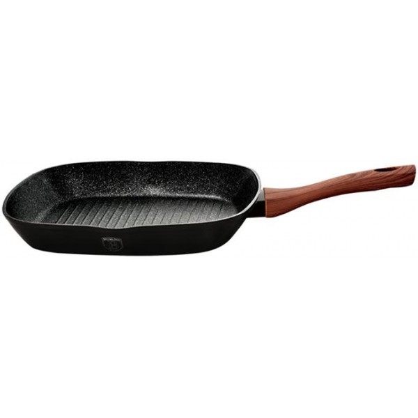 

Сковорода-гриль Berlinger Haus Ebony Rosewood 28х28см, мраморное антипригарное покрытие