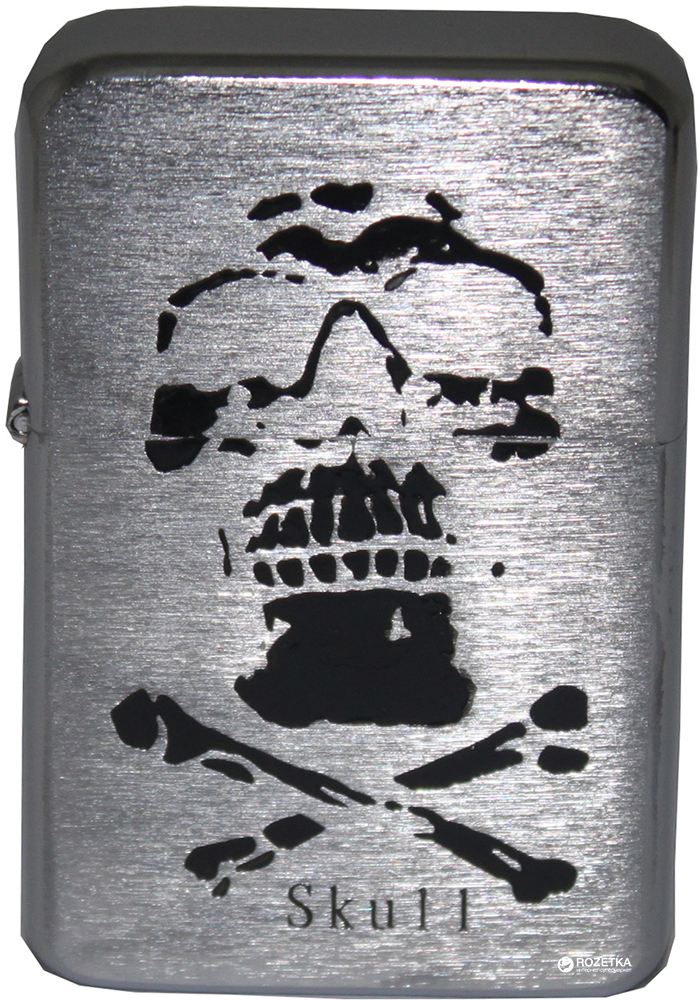 

Бензиновая зажигалка Star Skull Серебристая (28113STAR)