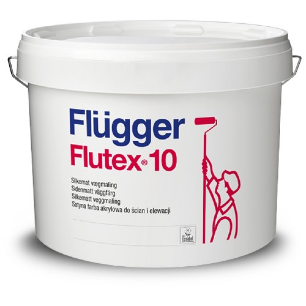 

Шелковисто-матовая акриловая краска Flugger Flutex 10 (5 л) (Miranol)
