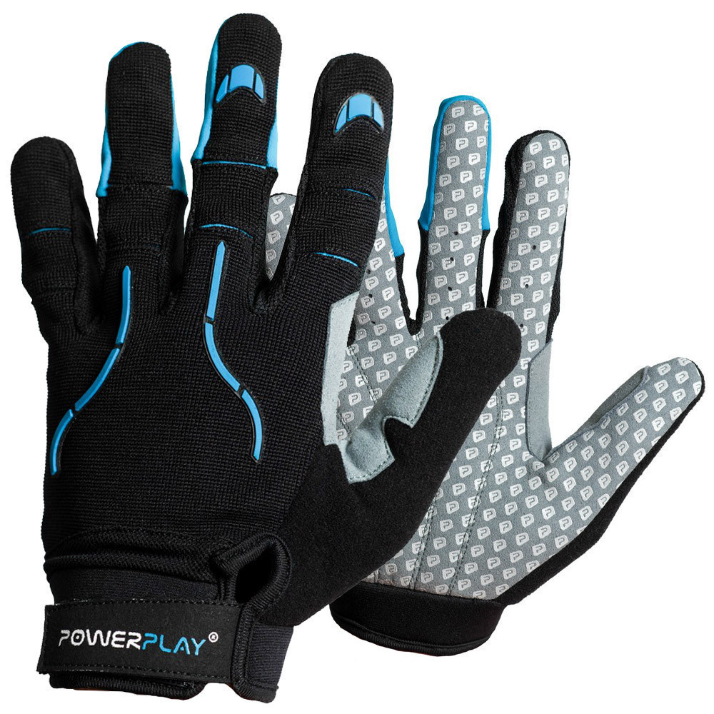 

Велорукавички PP-6662 PowerPlay M (fit0003451) Блакитно-чорний