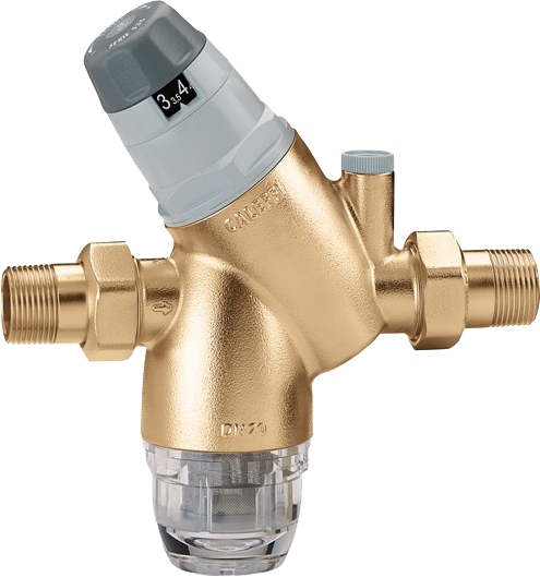 

Редуктор давления CALEFFI со шкалой и фильтром 1/2" (535140)