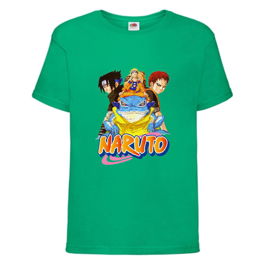 

Футболка детская Наруто 001 (Naruto) зеленая (NAR grn 001) 140 см
