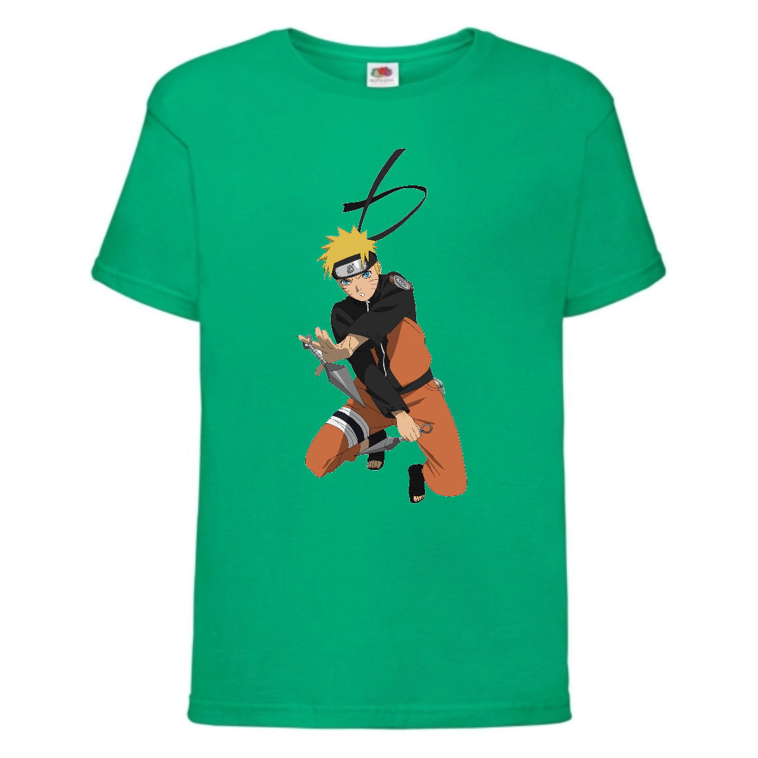

Футболка детская Наруто 047 (Naruto) зеленая (NAR grn 047) 116 см