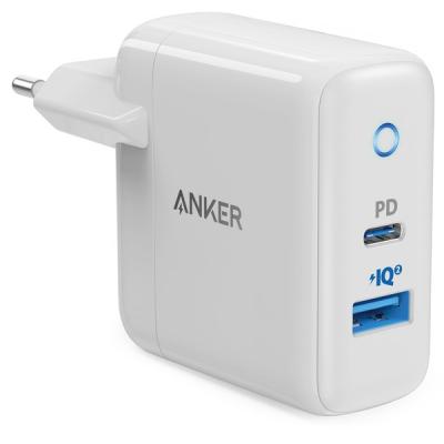 

Зарядное устройство Anker PowerPort PD+ 2 - 33W 1xPD & 1xPIQ 2.0