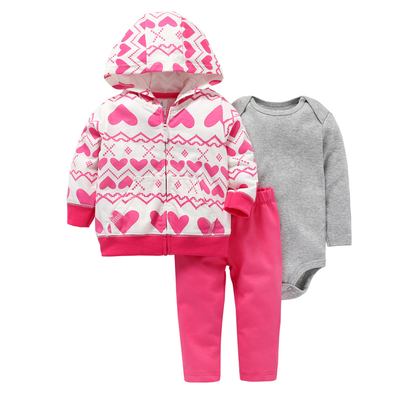 

Комплект для девочки 3 в 1 Амур Berni Kids (74 / 9 мес) Розовый (46576)