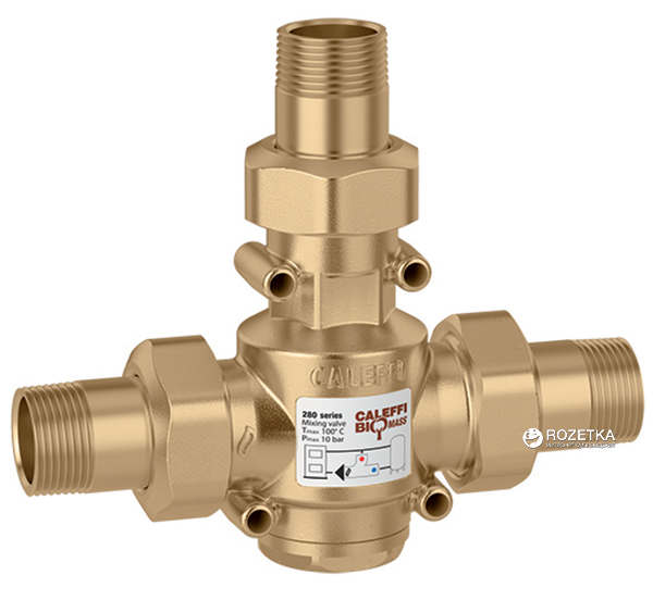 

Клапан антиконденсационный для твердотопливного котла CALEFFI Biomass 1 1/4" (280075)