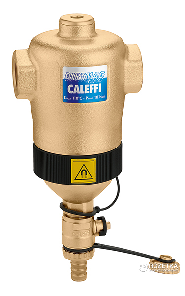 

Дешламатор с магнитом CALEFFI DISCAL вертикальный 3/4" ВВ (546805)