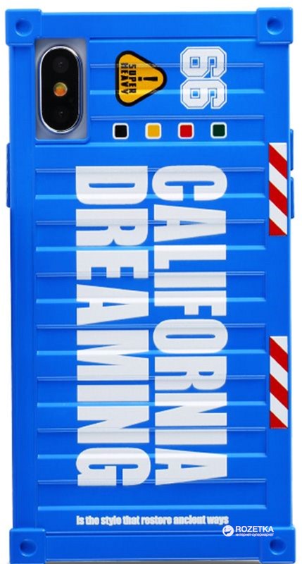 

Панель Remax California Dreaming Case для Apple iPhone X/Xs Blue