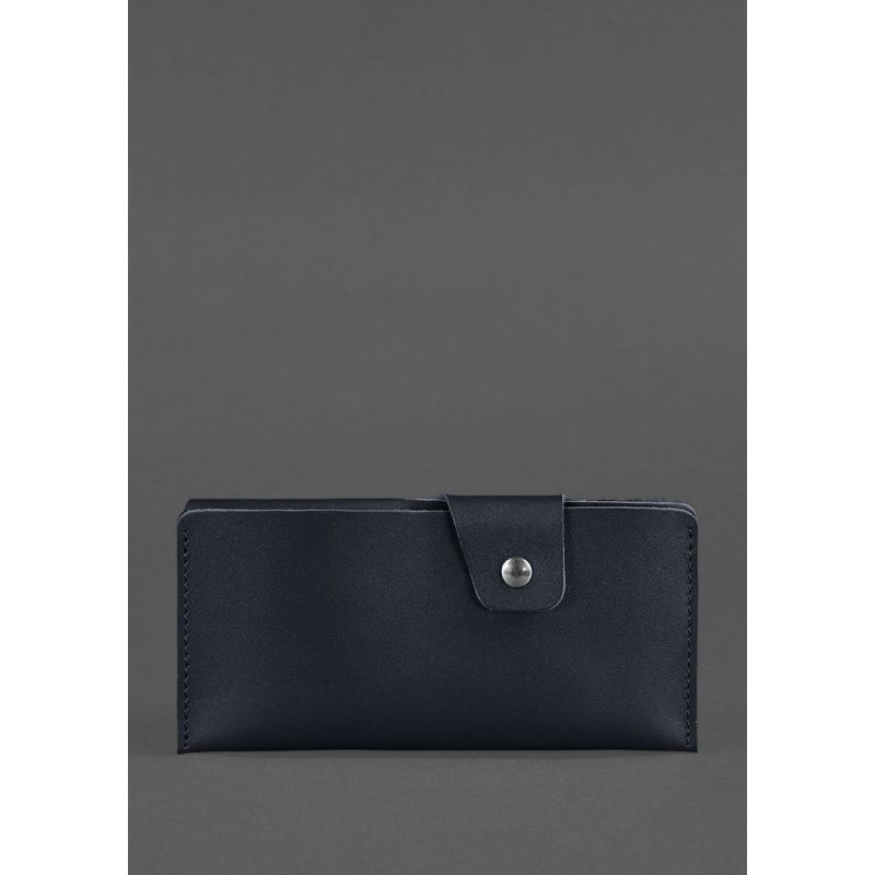 

Портмоне купюрник кожаное BlankNote 18*8,5 см Черный