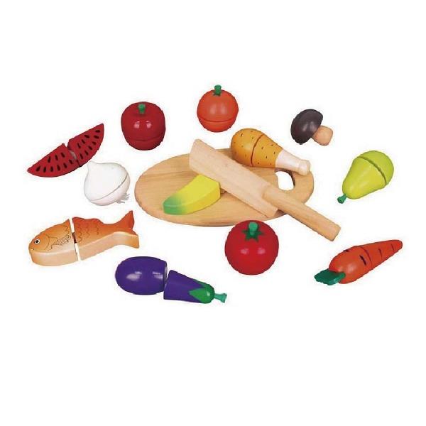 

Детский набор Продукты Viga Toys 20,5х30,5х7 см (igr0000853) Разноцветный