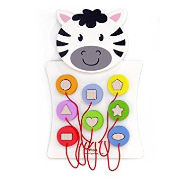 

Игрушка настенная Зебра с фигурками Viga Toys 55х36х3,5 см (igr0000913) Разноцветный