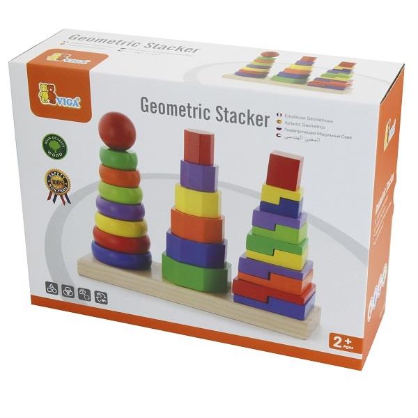 

Пирамидка Viga Toys 28х20,7х9 см (igr0000897) Разноцветный