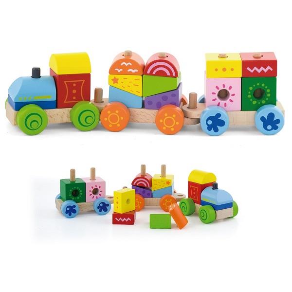 

Игрушка Поезд Viga Toys 9х32х7 см (igr0000862) Разноцветный