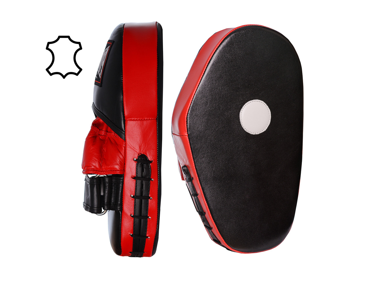 

Лапи боксерські PP-3063 PowerPlay 34х20х6 см (fit0003551) Чорно-Червоний