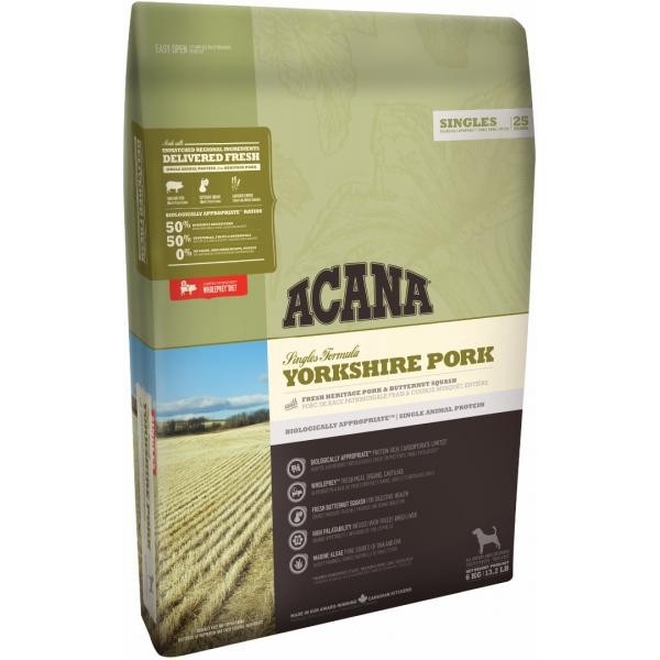 

Сухой гипоаллергенный корм для собак всех пород ACANA Yorkshire Pork 11.4 кг