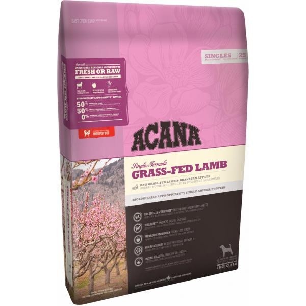 

Сухой гипоаллергенный корм для собак всех пород ACANA Grass-Fed Lamb 2 кг