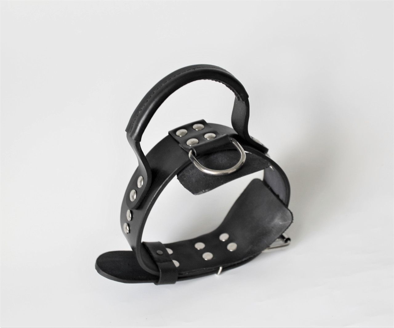 

Ошейник кожаный с ручкой Lockdog S (zoo0000172) Черный