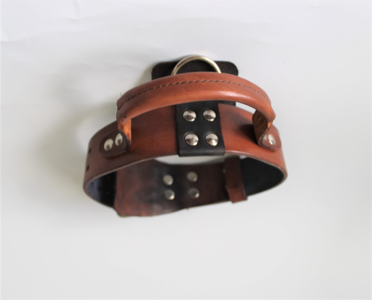 

Ошейник кожаный с ручкой Lockdog S (zoo0000173) Коричневый