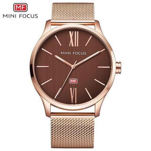 

Наручные часы мужские Mini Focus 43 мм Бронзовый
