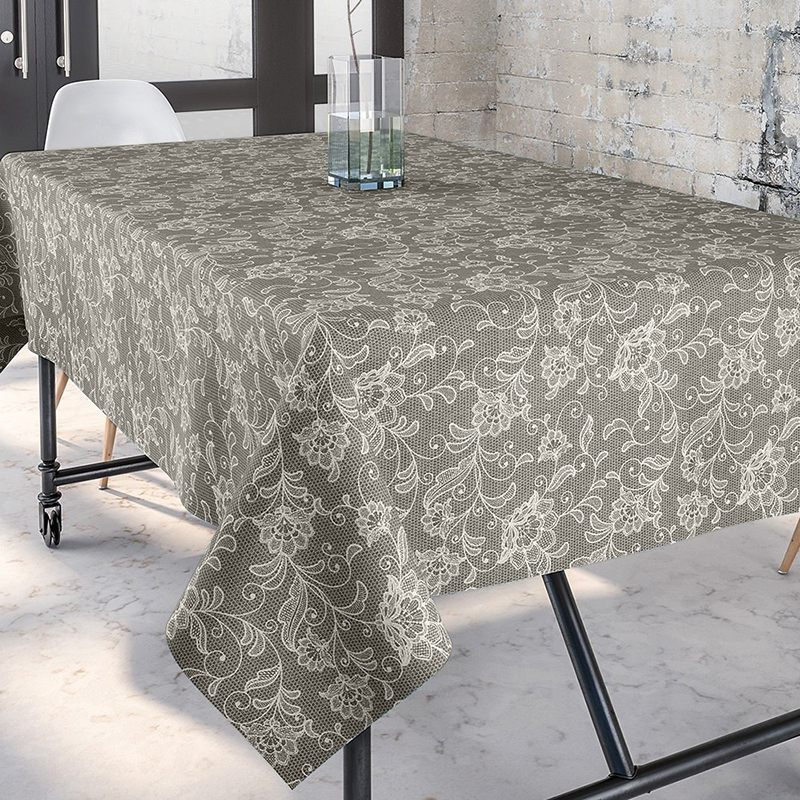 

Скатерть 7684 Time Textile 140x220 см Серый