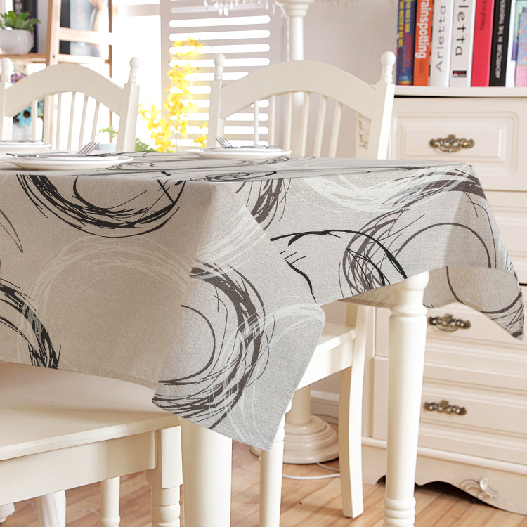 

Скатерть 8421 Time Textile 140x200 см Серый