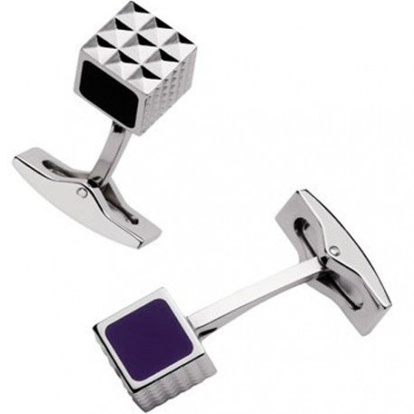 

Запонки ST Dupont Black & Purple Laque Du5249