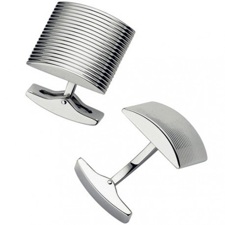 

Запонки ST Dupont Curved Stripes Du5174