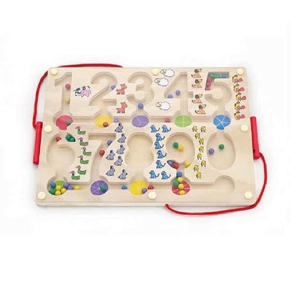 

Развивающая игрушка Лабиринт Цифры Viga Toys 31х26х4 см (igr0000685) Разноцветный