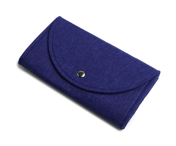 

Кошелек FeltFabricDesign из войлока синий М2-1