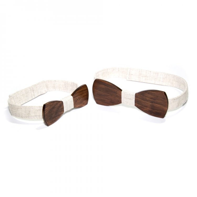 

Набор 2 В 1 бабочка для Отца и Сына Gofin wood 11,5-9х4-3 см Деревяный