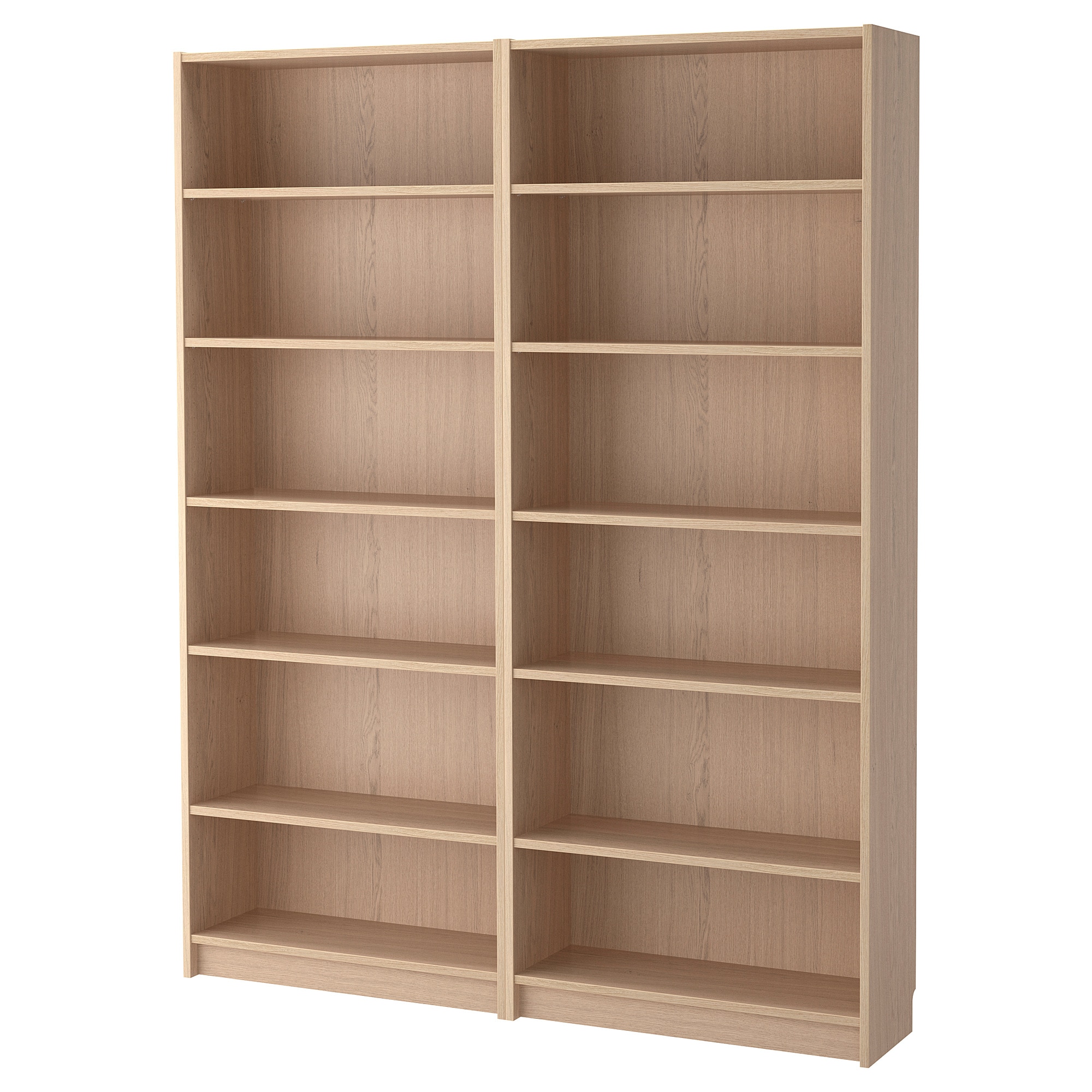 

Стеллаж IKEA BILLY 160x202x28 см беленый дуб 192.499.44