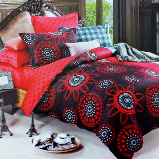 

Набор постельного белья 1720 Elway 200x220 см Красный