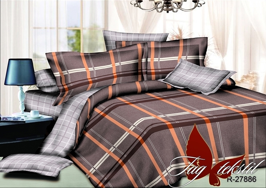 

Комплект постельного белья R27886 ТМ TAG 150х215 см (2шт)