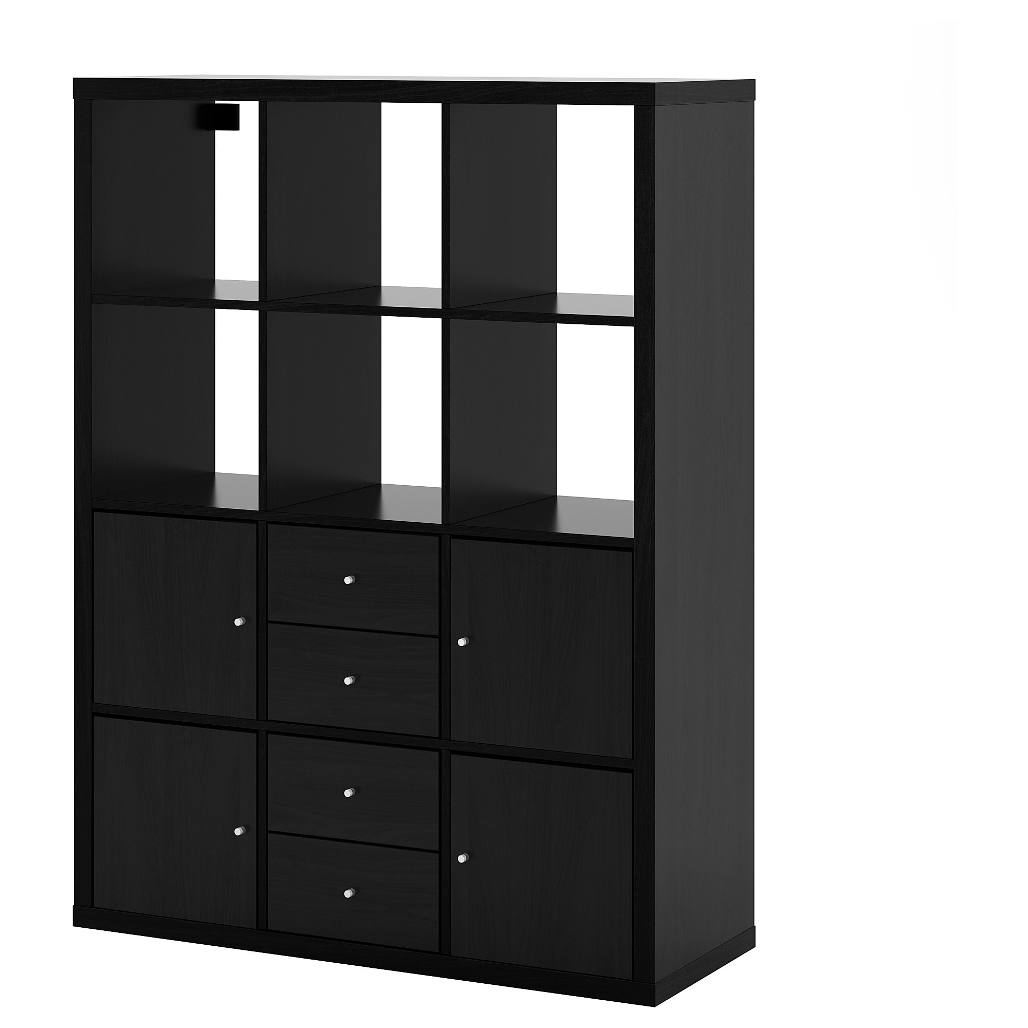 

Стеллаж IKEA KALLAX 112x147 см черно-коричневый 892.782.59