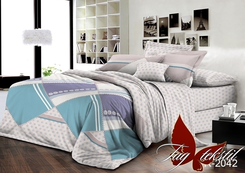 

Комплект постельного белья R2042 ТМ TAG 200x215 см