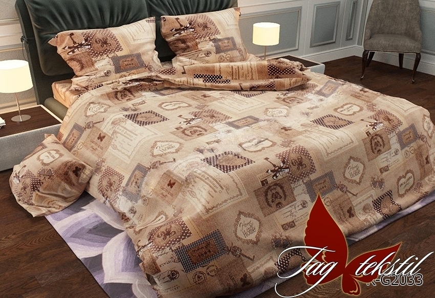

Комплект постельного белья RG2033 TAG 180x215 см