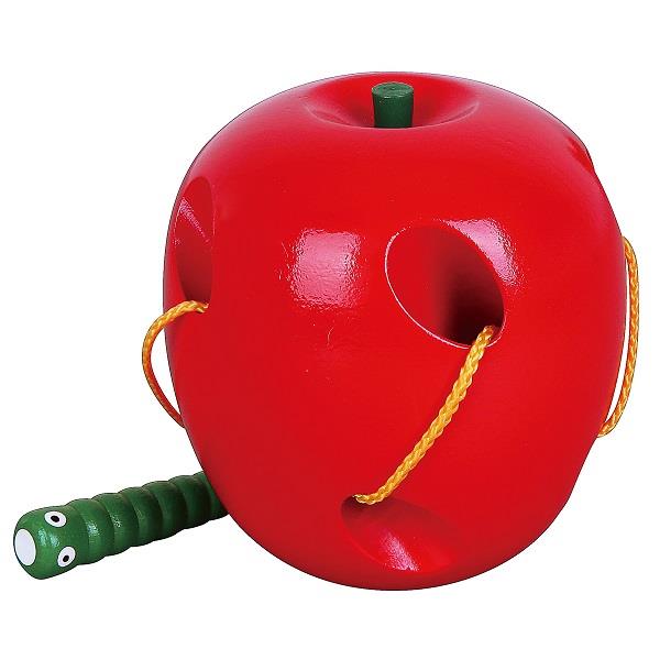 

Шнуровка Яблоко Viga Toys 12х12х12 см (igr0000622) Красный