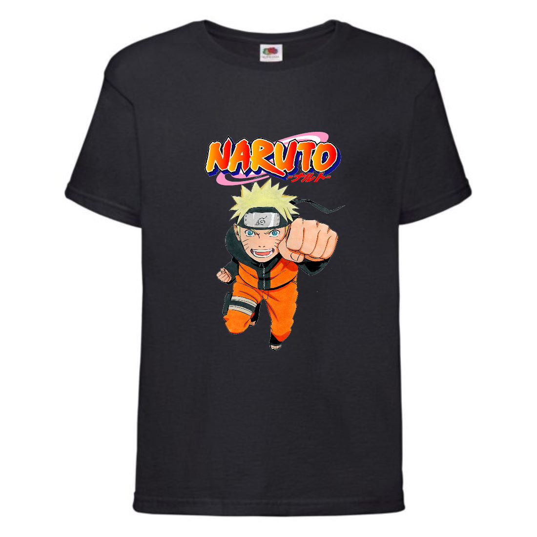 

Футболка детская Наруто 007 (Naruto) черная (NAR blc 007) 164 см
