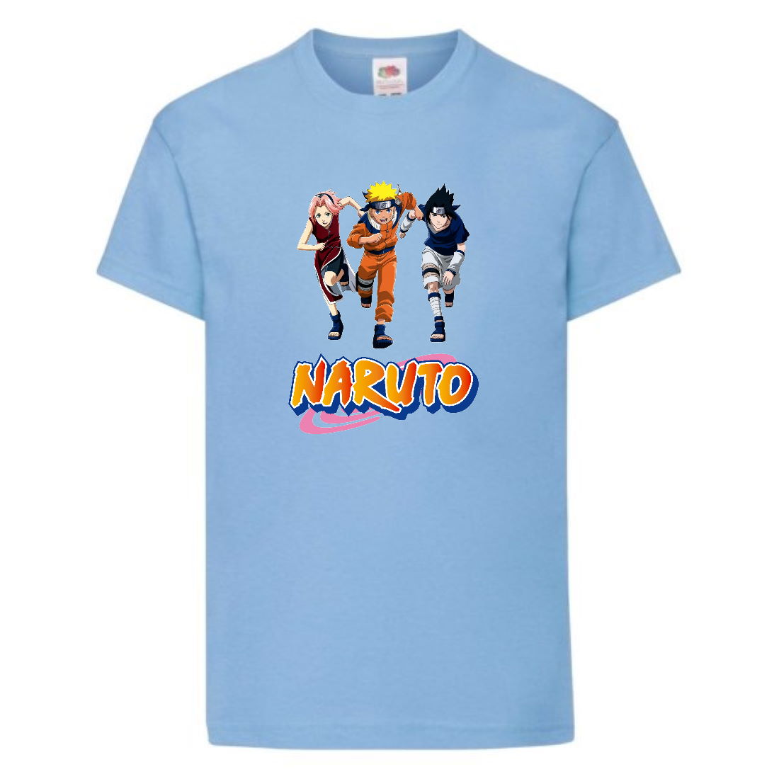 

Футболка детская Наруто 041 (Naruto) светлоголубая (NAR llbl 041) 116 см