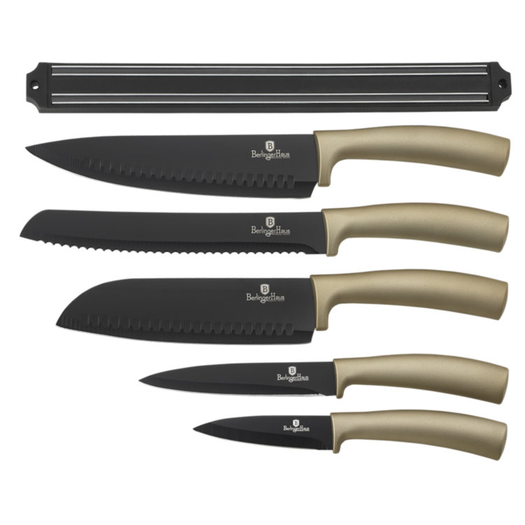 

Набор ножей 6 предметов Berlingeer Haus Metallic Line Carbon Edition BH-2398