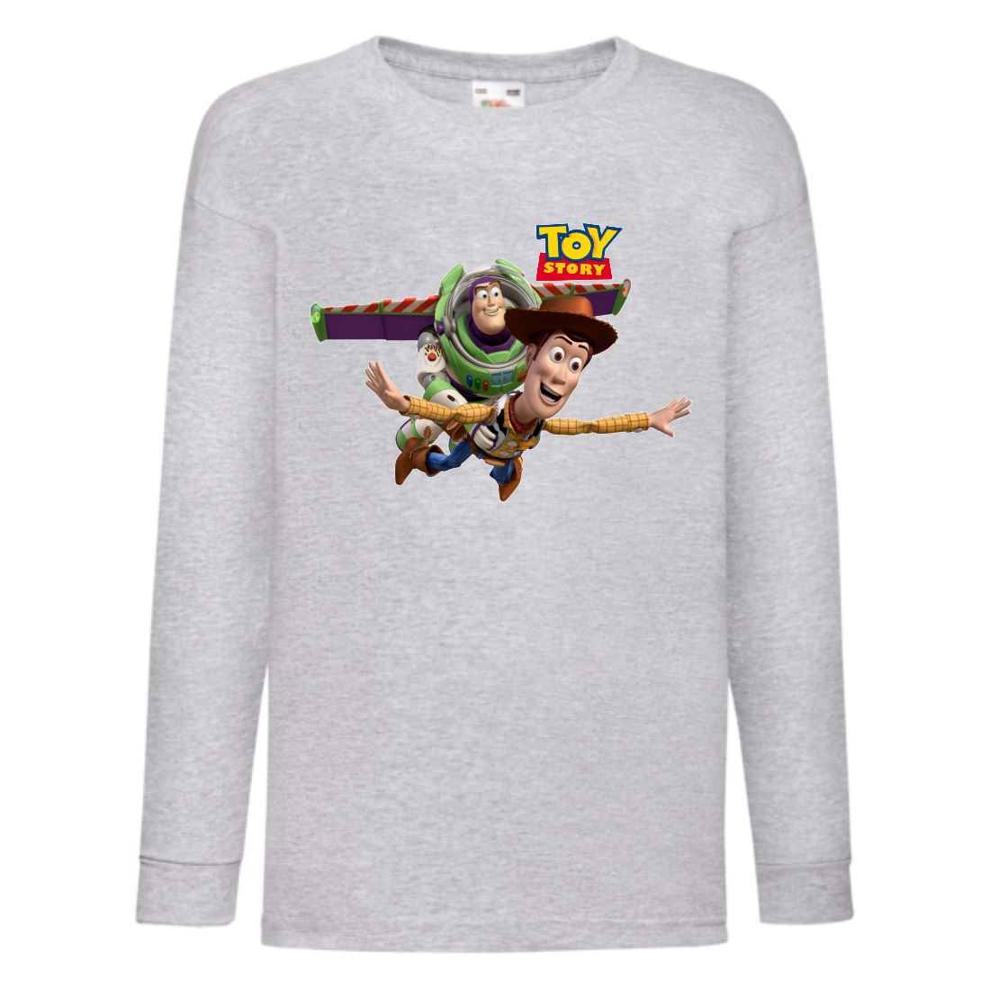 

Лонгслив реглан Истории игрушек 2 (Toy Story) серый (TST gr 02) 152 см