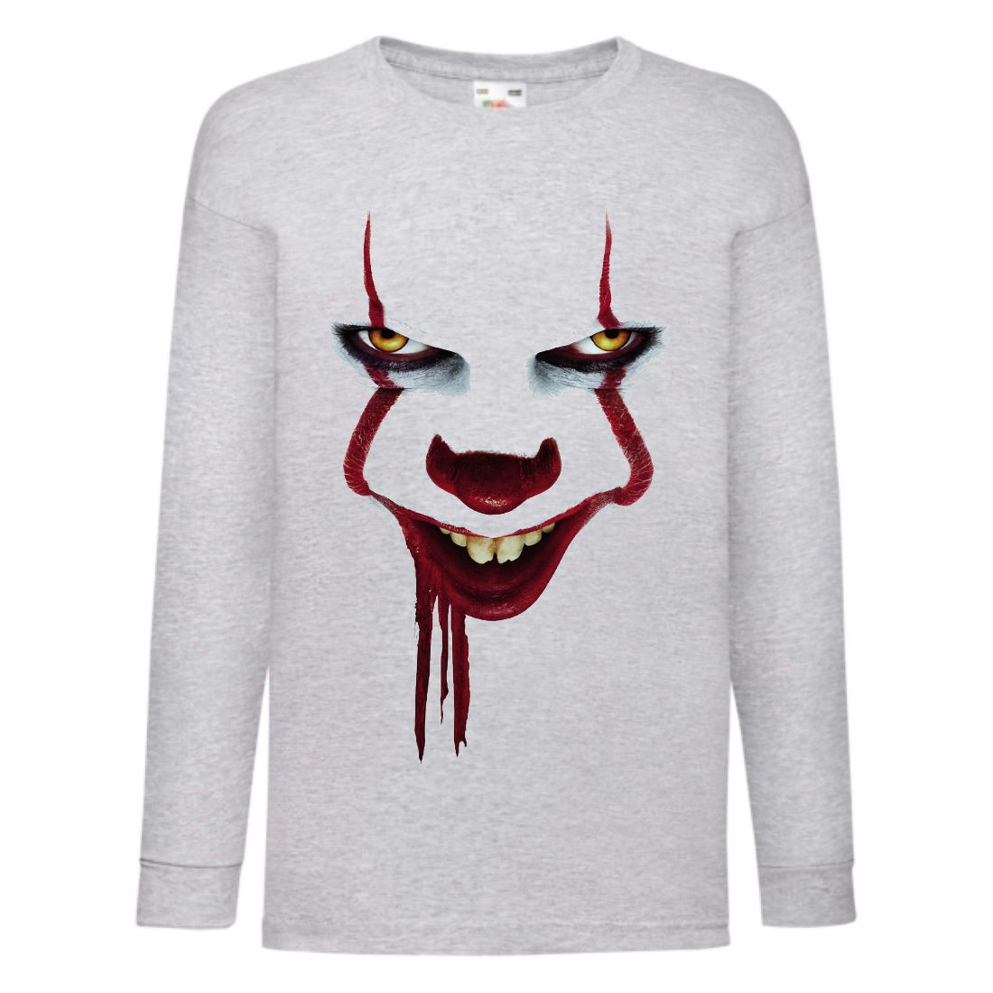 

Лонгслив реглан ОНО Пеннивайз 001 (Pennywise) серый (OPN gr 001) 116 см