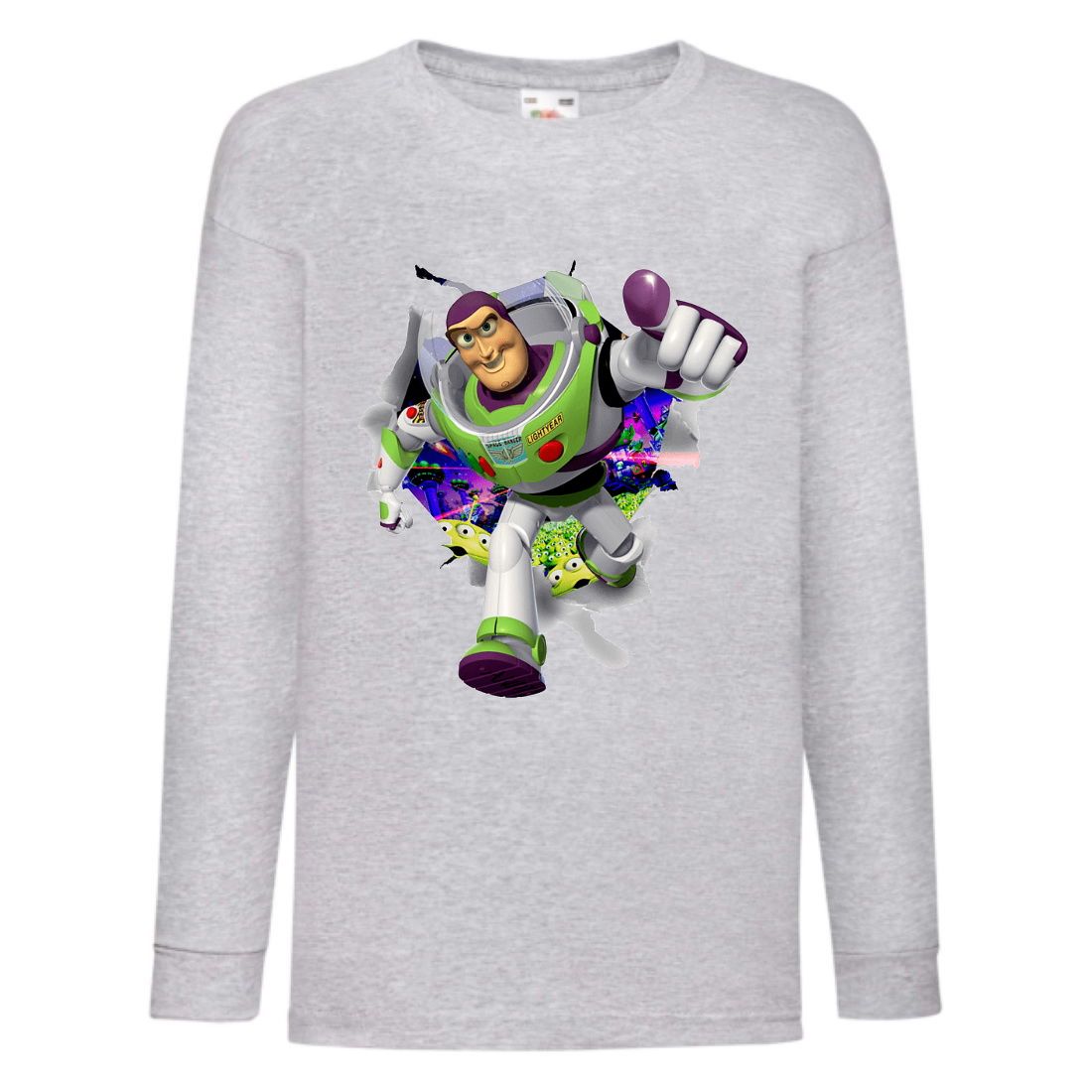 

Лонгслив реглан Истории игрушек 3 (Toy Story) серый (TST gr 03) 116 см