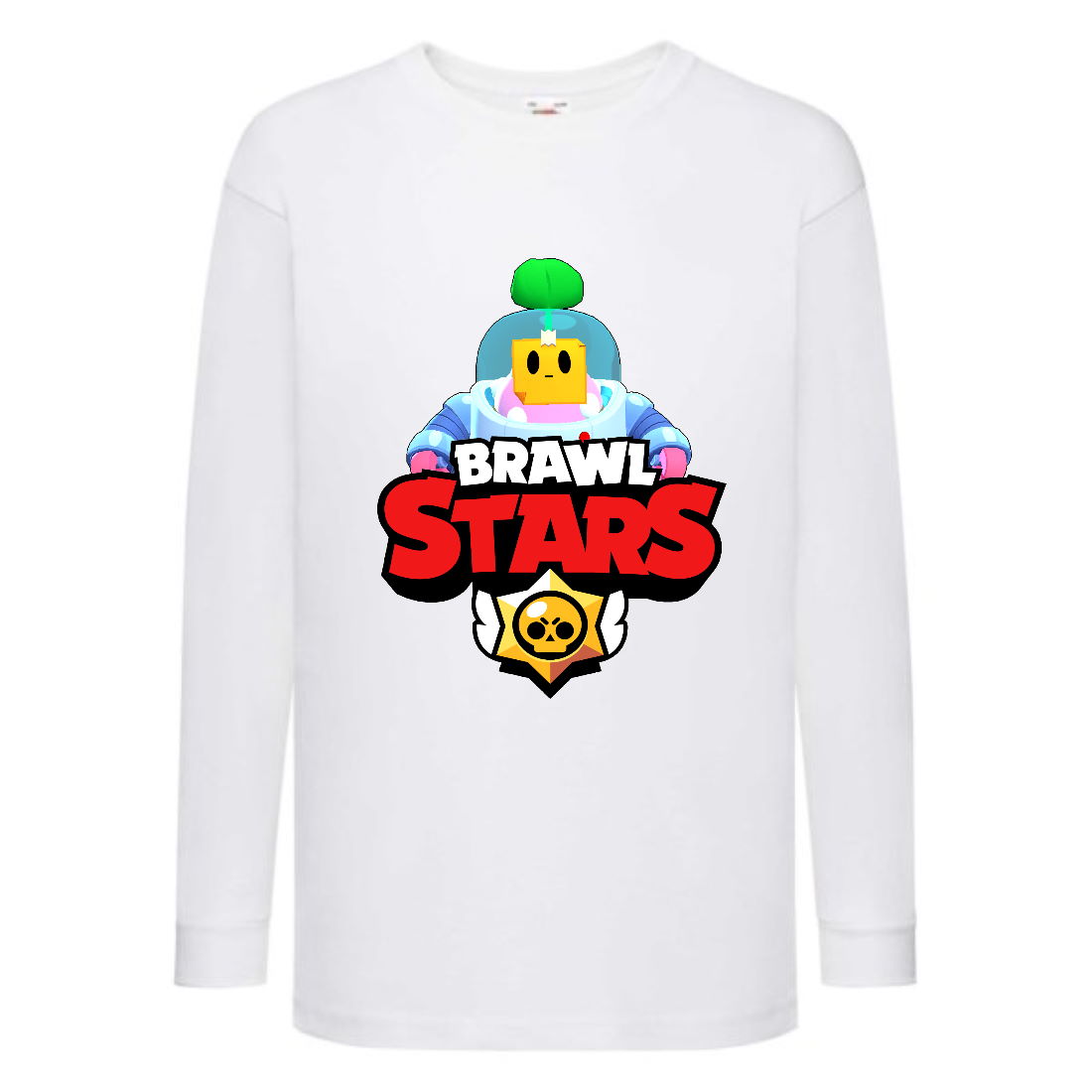 

Лонгслив реглан Бравл Старс Спраут (Brawl Stars) белая (BRST wh 06) 116 см